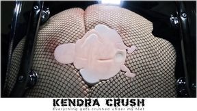 Butt Crushing Tiny Pervert Squashed Hard in Net Stockings - Totally crushed under my butt so hard that it stayed glued to my ass!