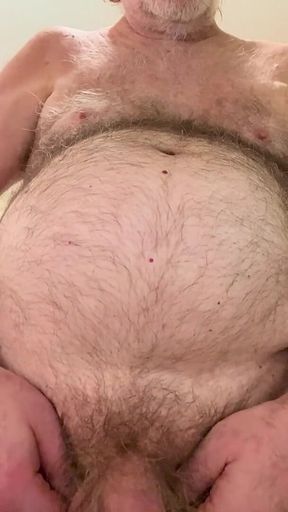 Coach Karl Rubs His Furry Belly for You 6940