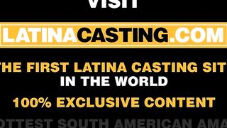 Shy Hispanic Eighteen Goes WILD Into First Porn Casting