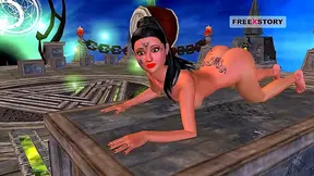 Indian Bhabhi Seduces With Sexy Positions Then Masturbates Using Candle Wax