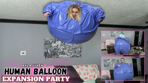 The Human Balloon: Ayla Vixen's Expansion Party 1080 HD