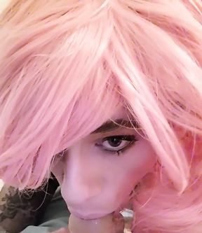 cute sissy craving cock wants to worship it properly