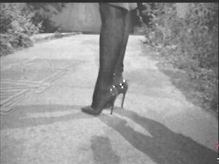 Vintage - Red Patent Stilettos & Seamed Nylons