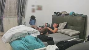 Wife Spied on While Masturbating Alone