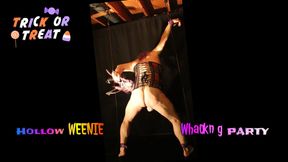 Self-Flogging - Halloween Purple Freak - Bondage and Costume Fun