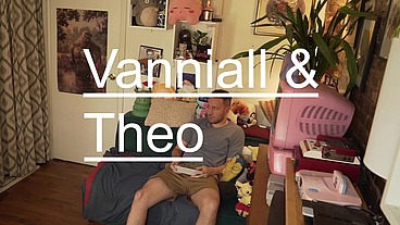 Big Dick Theo Tate Chooses Vanniall Over Videogame - petite trans gamer girl blows and fucks guy's massive cock - interracial hardcore