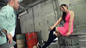 Talented Teenies' Heel-Toe Stimulation Frenzy