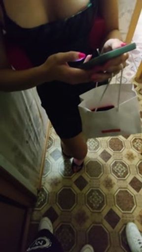 The courier brought me jewelry and I paid with my ass