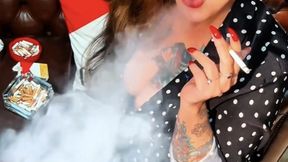 Destruction has a taste, a Marlboro Red taste - Audible Inhales and exhales