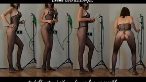 Enema challenge hold water inside me for as long as possible