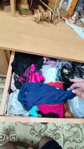 Step daughter panties cumming drawler