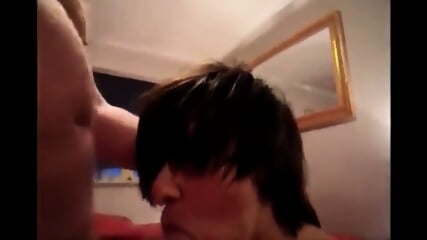 Old Man Barebacks a Skinny Twink on Webcam