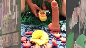 Yummy Cummies JOI and CEI sissy humiliation version by Goddess Lana