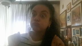 SILLY GIRL CLOWNS AROUND