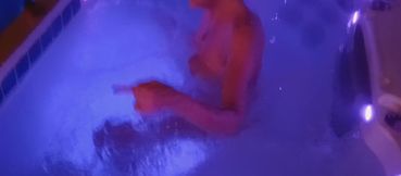 Wanna play with me in the hot tub?