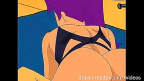 Homer and Marge Share Steamy Threesome Fun in Animated Bedroom Bliss