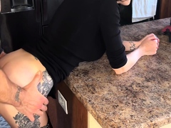 Brunette mia bangg ass toyed before hardcore anal