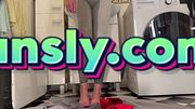 Wetting my Leggins and Red High Heels
