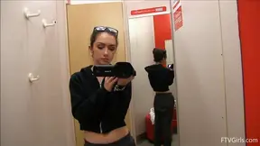 Sexy Model in Panties Takes Sultry Snapshots of Her Hot Ass Publicly