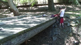 Blonde hooker blows hiker on trail - Erin Electra