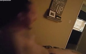 Chubby honey wife pov rides coworkers cock