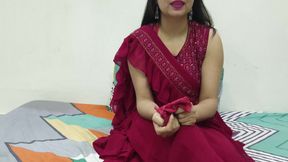 Hot Indian Saara Bhabhi Pussy Licking and Hard Fuck for Teaching First Sex to Devar.