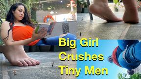 Big Girl Crushes Tiny Men 720 - Giantess Barbara