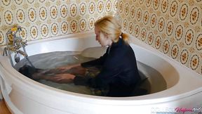 Sophia Smith�s Uniform Clings In Wet Delight!