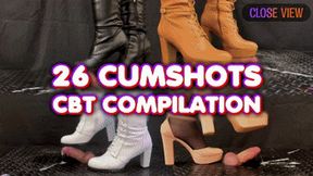 CBT Cumshots Compilation 2! (Close Version) - Tamystarly - Cock Balls Crush Trample, Shoejob, CBT, Trampling, Bootjob, Stomping