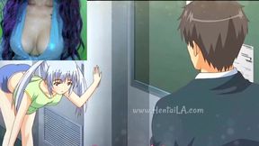 su esposa lo deja y el se consuela con sus hijastras - hentai papa love ep. 2