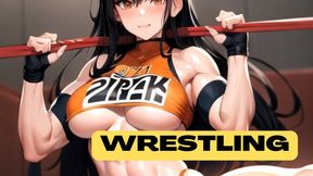 Wrestling Victory Pose: Scissors & Trash Talk Win