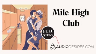 Joining the mile high club with my ex AUDIO (lesbian) (F4F) (public sex)