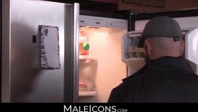 MaleIcons.com - Sexy stepdad Adam Russo's desire to fuck cute innocent twink Derek Re