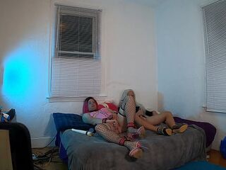 Trans Women Masturbation Together