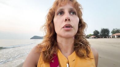 HD Porn Verified Amateurs Final walk on the beach with her tight little body