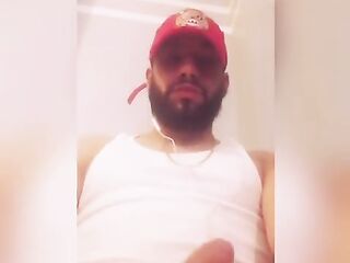 Amari beats his big glamorous uncut ramrod