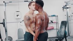 NoirMale.com - Muscled Jackson Reed and Liam Cyber rimjob