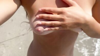 I fuck a big ass latina tourist on the beach