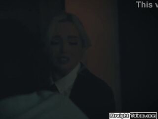 Teen Lexi Lore got invited by her classmate and his stepbro to have group study. Merely then that babe finds out that they just wanna bang her the one and the other sides