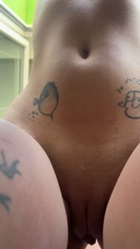 slut fucked with tits outside of window