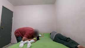 my stepuncle comes to take advantage of me when stepfath rests - my teengirl student stepniece is very whore premium