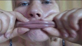 FACE STRETCHING AND BIG FISH LIPS 14 FF
