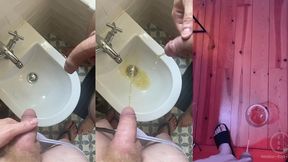 homemade compilation (2 scenes): amateur boys pissing together