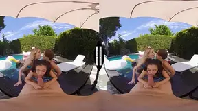 Sweet uni friend's have summer fun with the Step Dad