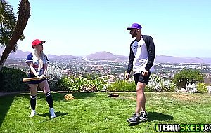 Baseball coach decides to take the practice inside with Haley Spades