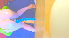 Juicy Anal Play with 2 Dildos, Speculum Makes Me Farting Like Crazy