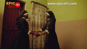 Innocent nuns fucks and squirts after evening prayers
