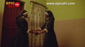 Innocent nuns fucks and squirts after evening prayers