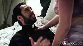 Horny Teen Makes Virgin Priest Doubt His Beliefs