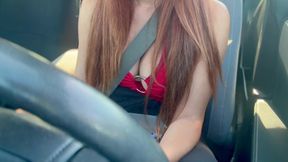 Long Car ride with Italian Stepmom Artemisia Love Big Tits Flash Big Nipples OF@ArtemisiaLove101